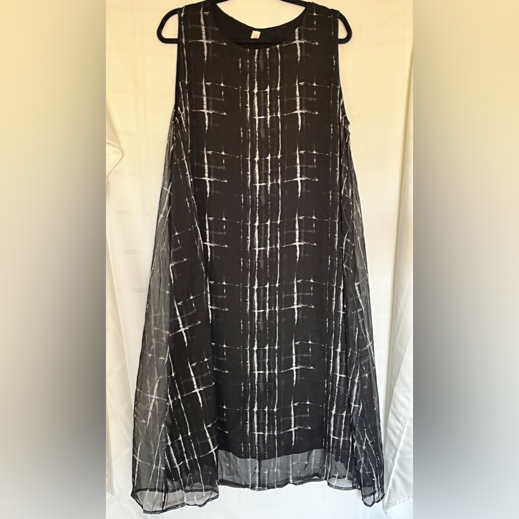 Yip In Yichu Summer Dress Woman’s Size Xxl Scarf Type Fully Lined